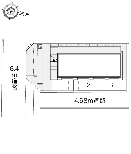 ★手数料０円★寝屋川市中神田町　月極駐車場（LP）